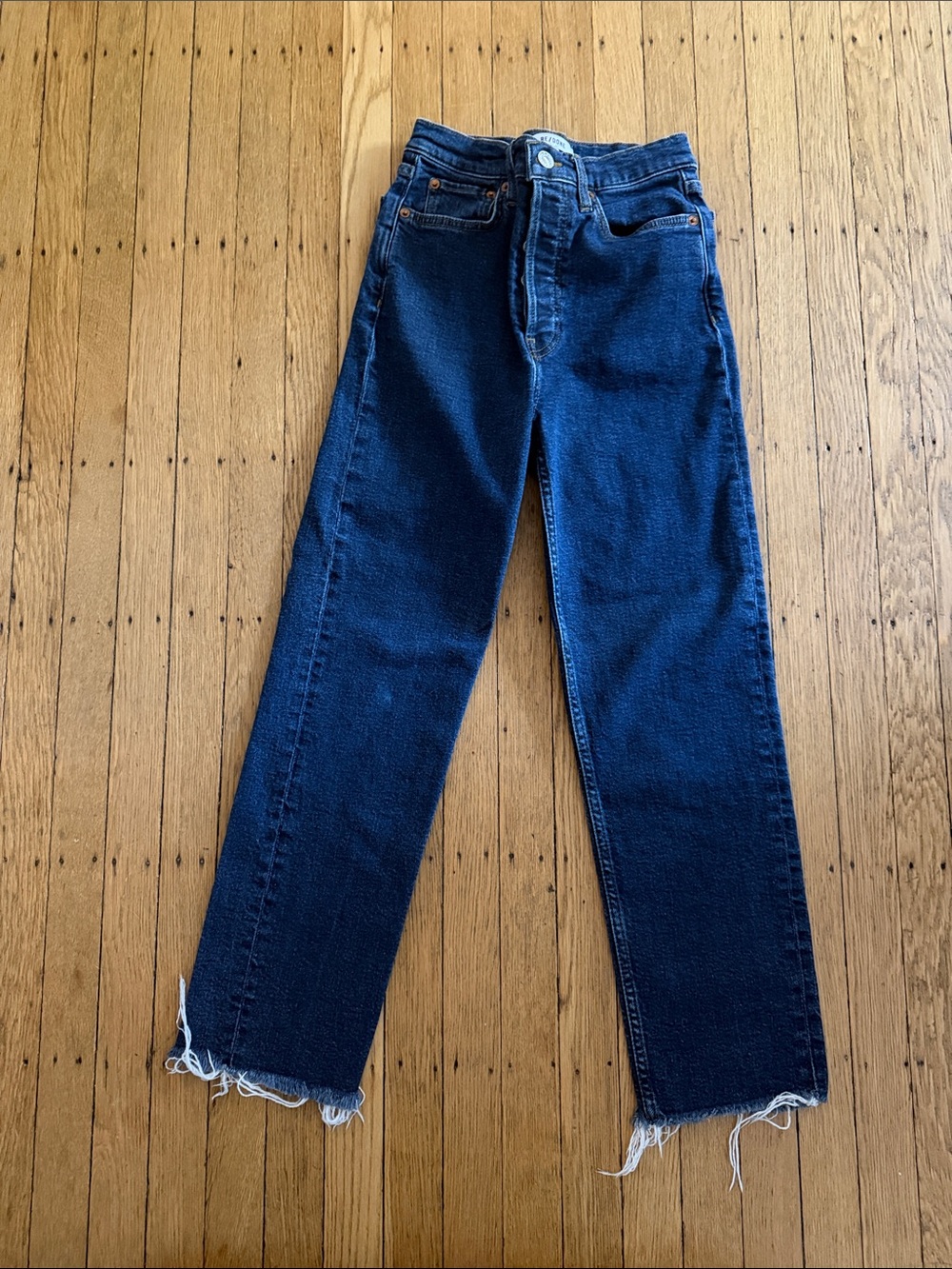 Re/Done Stove Pipe Jeans size 26